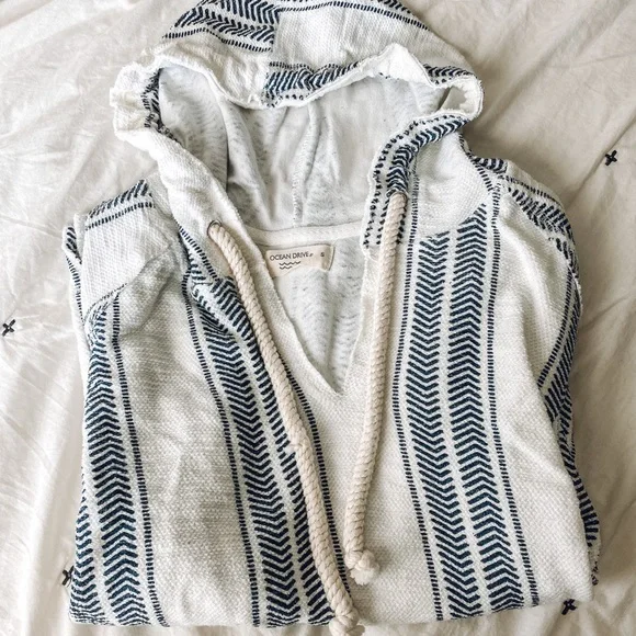 Hooded Poncho Sweatshirt - Picture 2 of 6